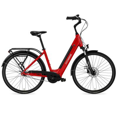FitNord Classic 500 Elcykel 2024, röd (612 Wh batteri)