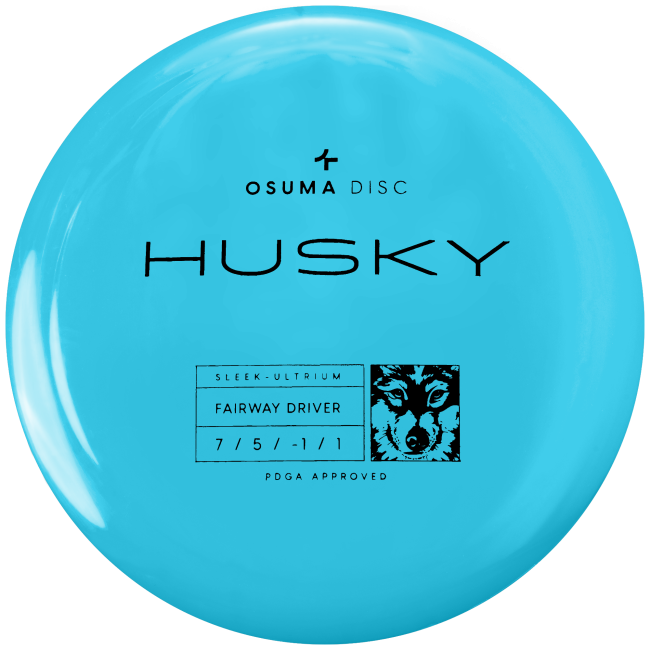 Osuma Frisbee Golf disc Sleek-Ultrium Husky driver