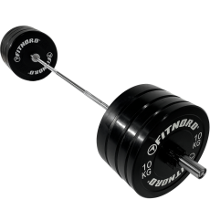 FitNord Skivstångspaket Bumper PRO 170kg